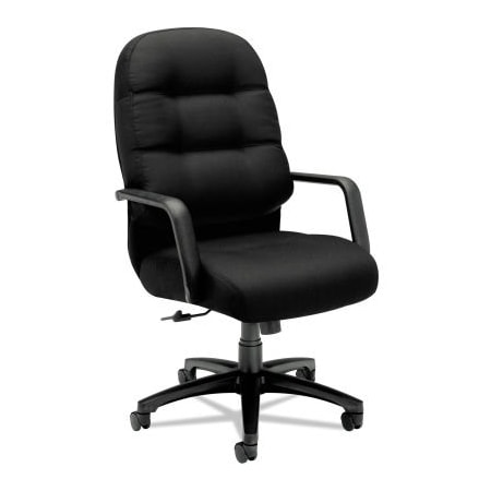 Hon HON Pillow-Soft Executive Chair - High Back - Fabric - Black - 2090 Series HON2091CU10T